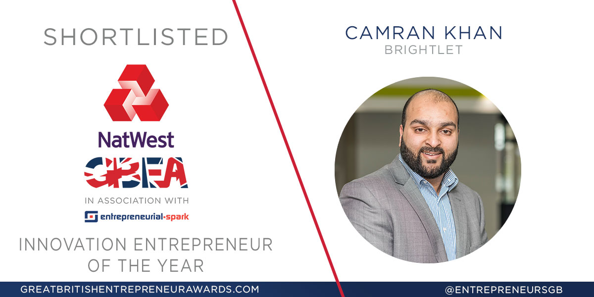 Camran Khan, brightLET CEO shortlisted for NatWest Great British Awards 2017