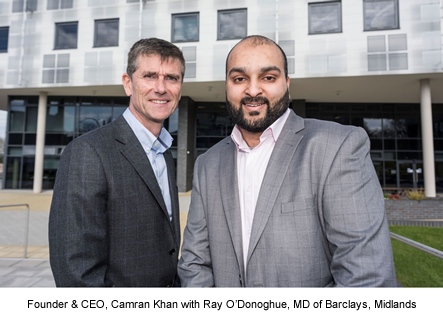 Ray O'Donoghue, Barclays and Camran Khan, brightLET